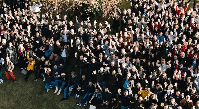 codecentric Mitarbeitende beim Sommerfest