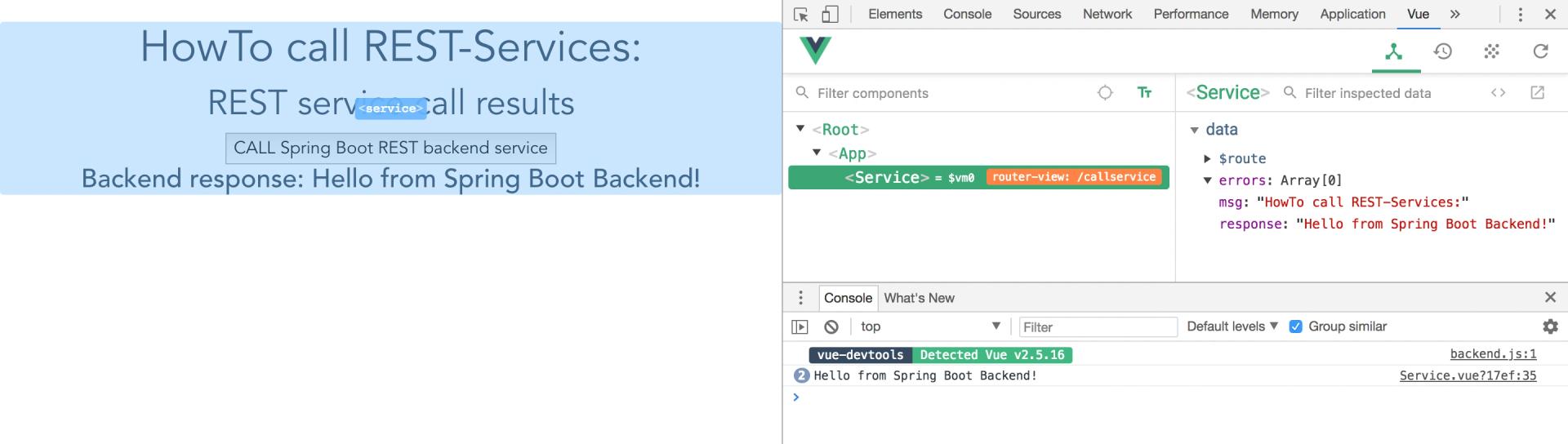 A Lovely Spring View Spring Boot Vue.js