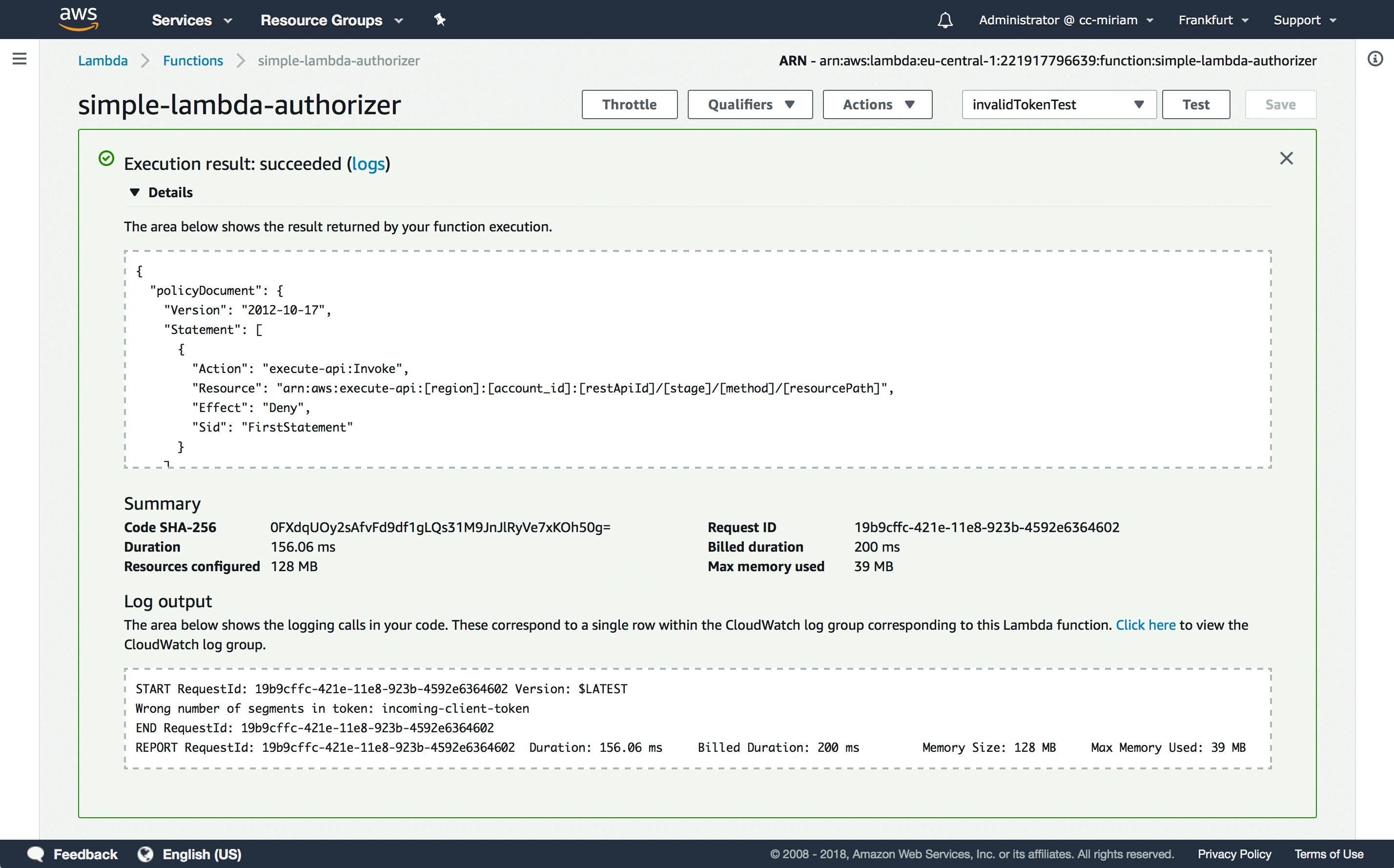 How to create an AWS Lambda Authorizer for an Amazon API Gateway