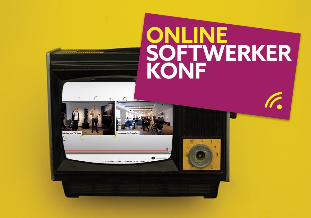 Online SoftwerkerKonf Cover, der Softwerker als Online-Konferenz