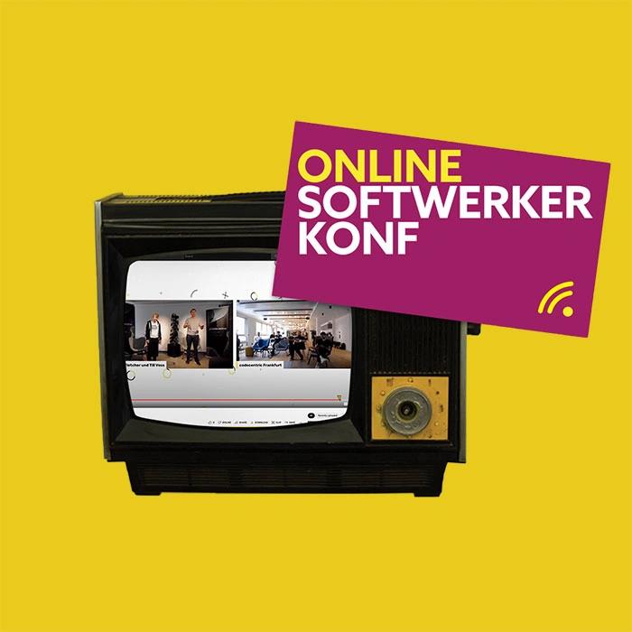 Logo der SoftwerkerKonf, einer Remote-Konferenz mit geballtem IT-Wissen der codecentricer*innen